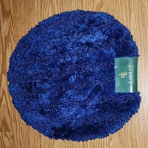 Ralph Lauren Deep Blue Plush Cover, NWT
